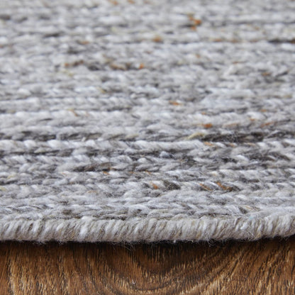 9' X 13' Gray And Brown Handmade Indoor Outdoor Area Rug