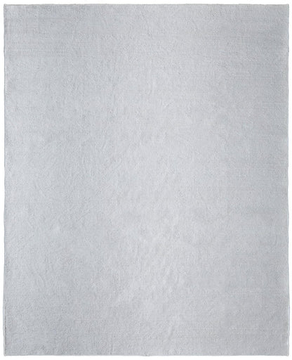 9' X 13' White Handmade Indoor Outdoor Area Rug