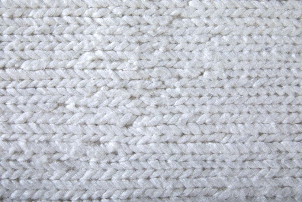 9' X 13' White Handmade Indoor Outdoor Area Rug