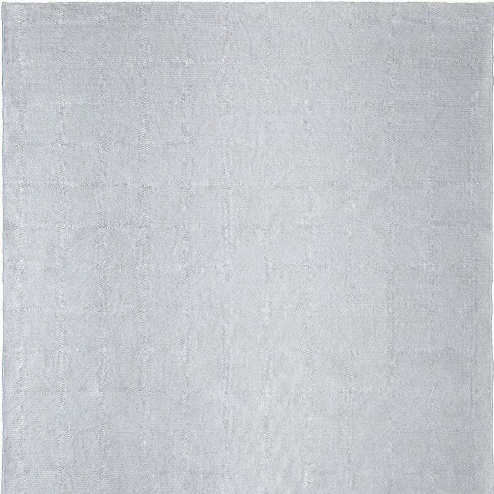 9' X 13' White Handmade Indoor Outdoor Area Rug