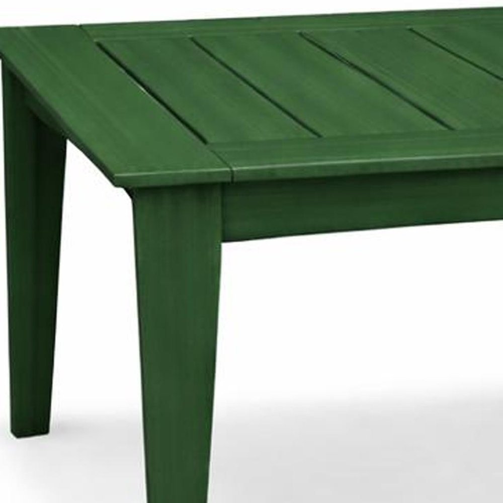 39" Black Heavy Duty Plastic Square Outdoor Dining Table