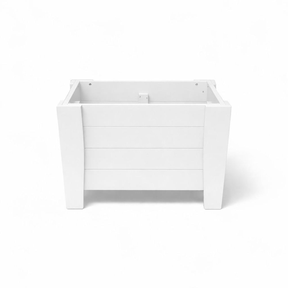 20" X 18" Black Heavy Duty Plastic Square Planter Box