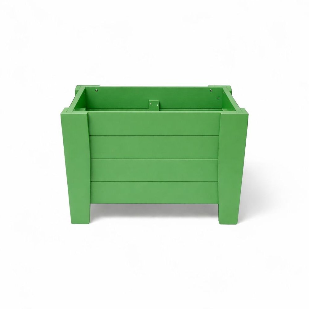 20" X 18" Black Heavy Duty Plastic Square Planter Box