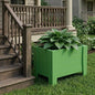 20" X 18" Black Heavy Duty Plastic Square Planter Box