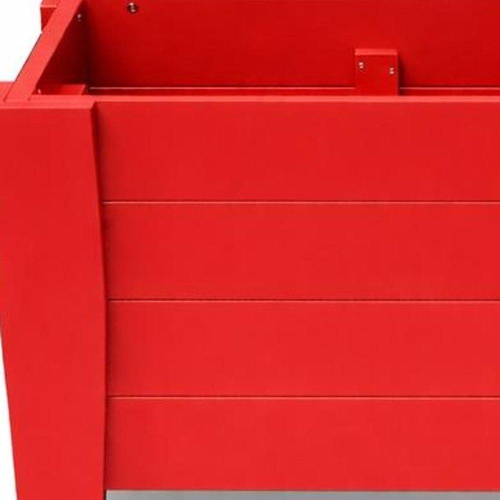 20" X 18" Black Heavy Duty Plastic Square Planter Box