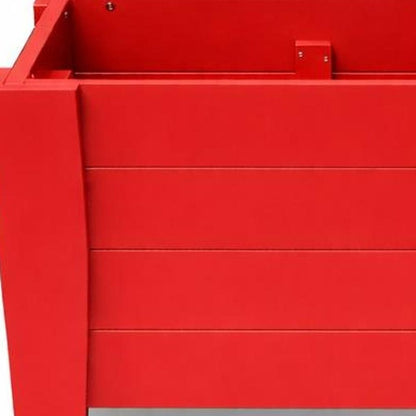20" X 18" Black Heavy Duty Plastic Square Planter Box