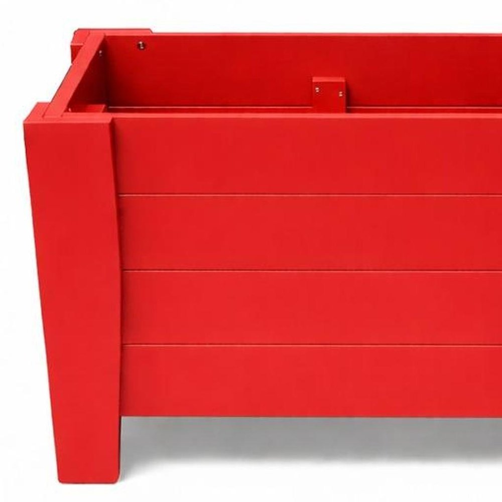 20" X 18" Black Heavy Duty Plastic Square Planter Box