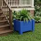 20" X 18" Black Heavy Duty Plastic Square Planter Box