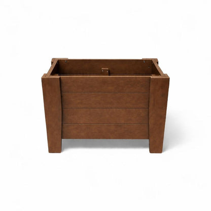 20" X 18" Black Heavy Duty Plastic Square Planter Box