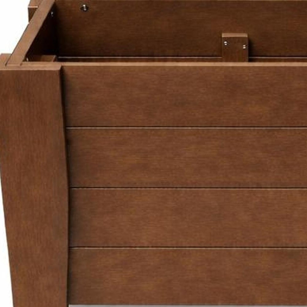 20" X 18" Black Heavy Duty Plastic Square Planter Box
