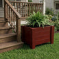 20" X 18" Black Heavy Duty Plastic Square Planter Box