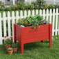 30" X 36" Red Heavy Duty Plastic Rectangular Raised Garden Bed