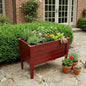 30" X 36" Red Heavy Duty Plastic Rectangular Raised Garden Bed