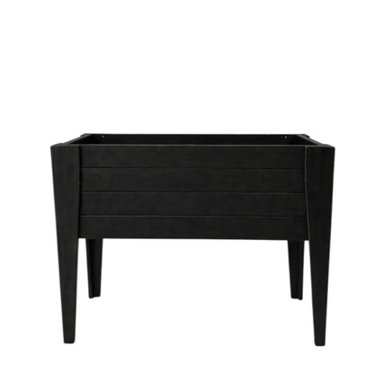 30" X 48" Black Heavy Duty Plastic Rectangular Raised Garden Bed