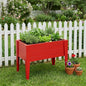 30" X 48" Black Heavy Duty Plastic Rectangular Raised Garden Bed