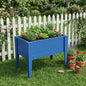 30" X 48" Black Heavy Duty Plastic Rectangular Raised Garden Bed