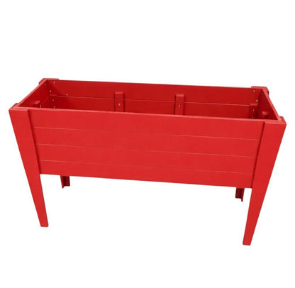 30" X 60" Black Heavy Duty Plastic Rectangular Raised Garden Bed