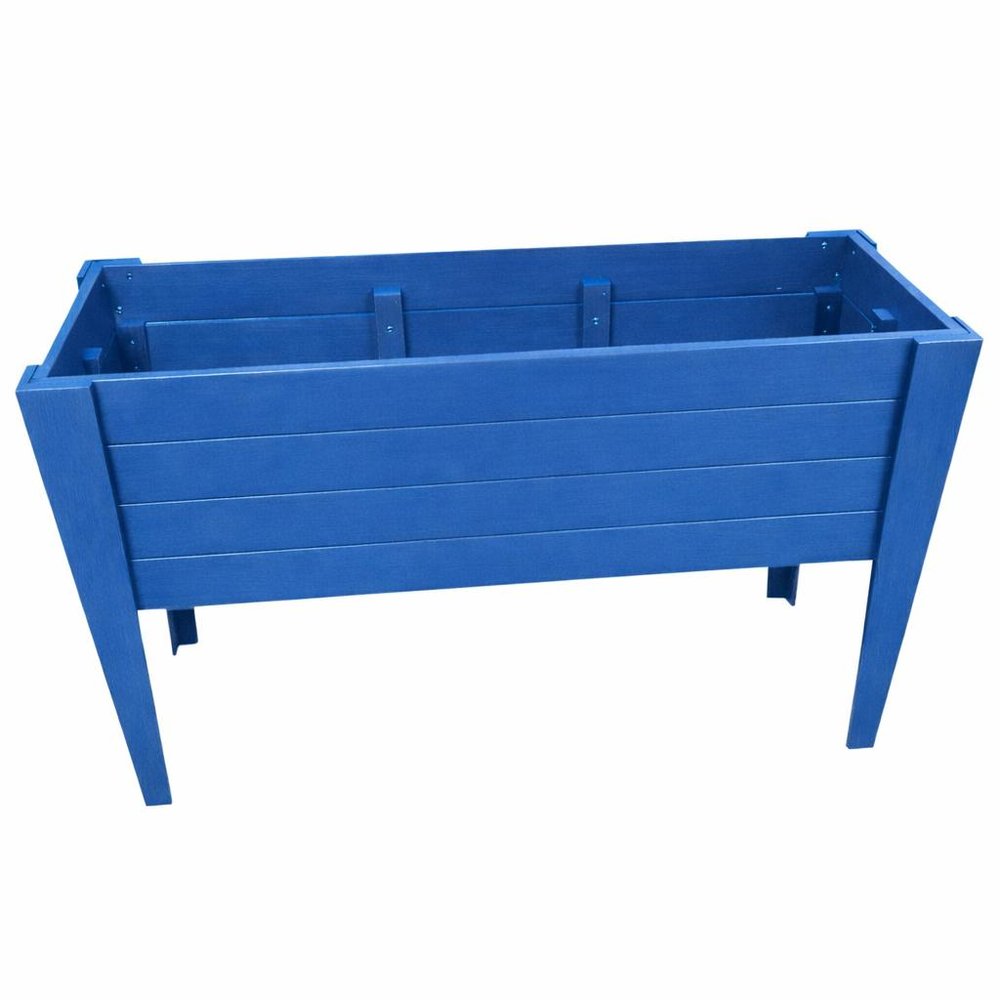 30" X 60" Black Heavy Duty Plastic Rectangular Raised Garden Bed