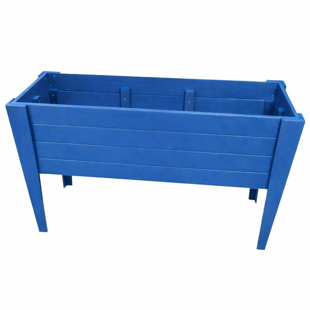 30" X 60" Black Heavy Duty Plastic Rectangular Raised Garden Bed