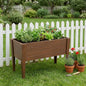 30" X 60" Black Heavy Duty Plastic Rectangular Raised Garden Bed