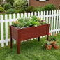 30" X 60" Black Heavy Duty Plastic Rectangular Raised Garden Bed