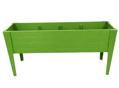 30" X 72" Black Heavy Duty Plastic Rectangular Raised Garden Bed