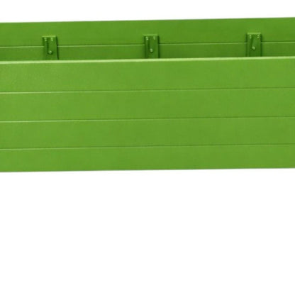 30" X 72" Black Heavy Duty Plastic Rectangular Raised Garden Bed
