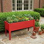 30" X 72" Black Heavy Duty Plastic Rectangular Raised Garden Bed