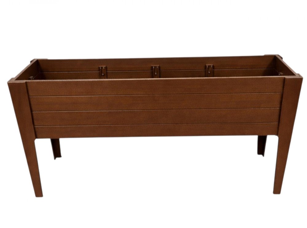30" X 72" Black Heavy Duty Plastic Rectangular Raised Garden Bed