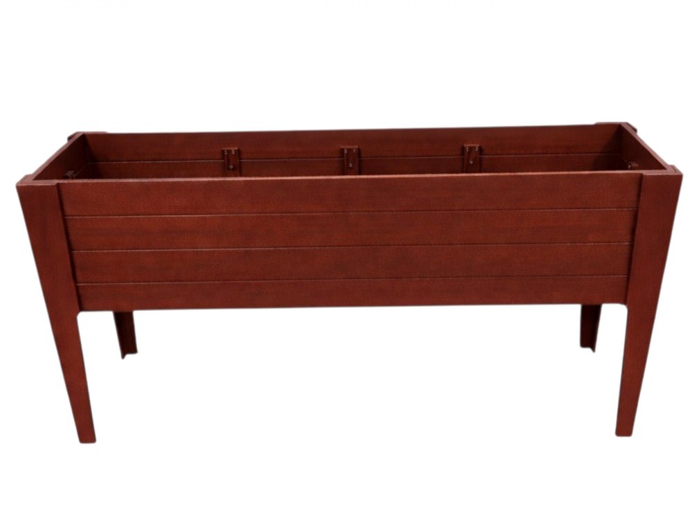 30" X 72" Black Heavy Duty Plastic Rectangular Raised Garden Bed