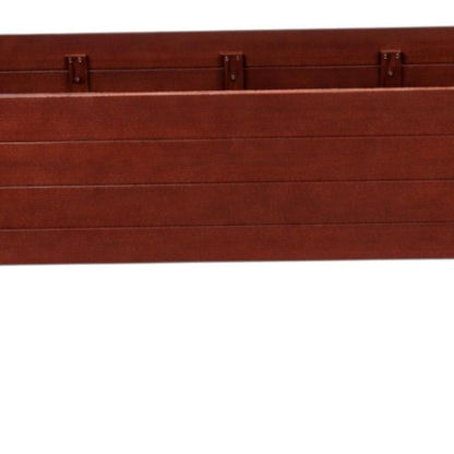 30" X 72" Black Heavy Duty Plastic Rectangular Raised Garden Bed