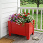20" X 24" Black Heavy Duty Plastic Square Planter Box