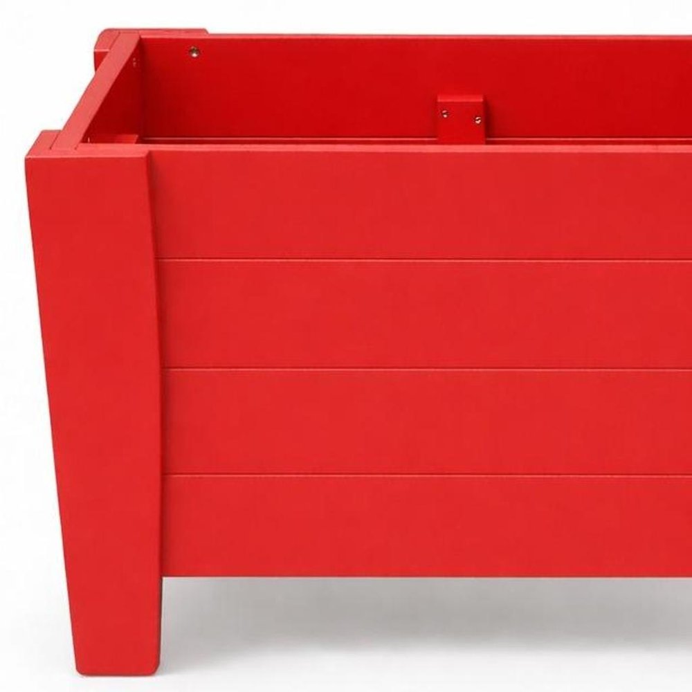 20" X 24" Black Heavy Duty Plastic Square Planter Box