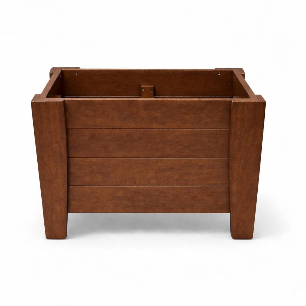 20" X 24" Black Heavy Duty Plastic Square Planter Box