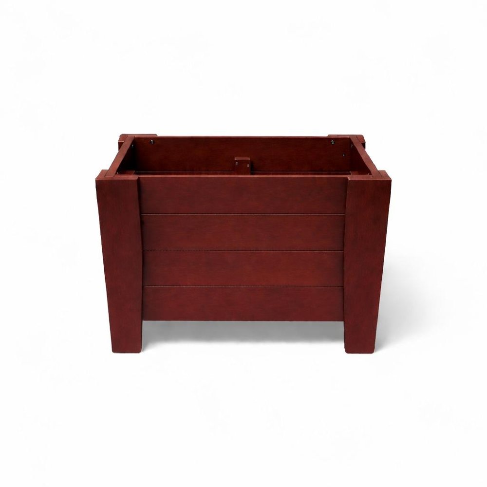 20" X 24" Black Heavy Duty Plastic Square Planter Box